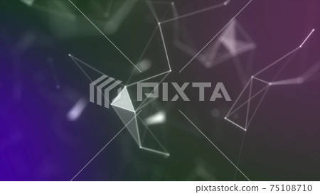 3d rendered illustration of abstract plexus lines 3d rendered illustration of abstract plexus lines 75108710