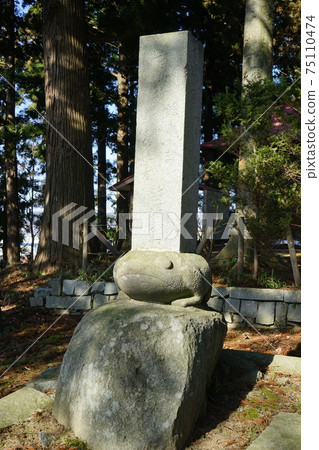 Bashozuka of Morioka Tenmangu, a tourist attraction in the castle town of Morioka 75110474