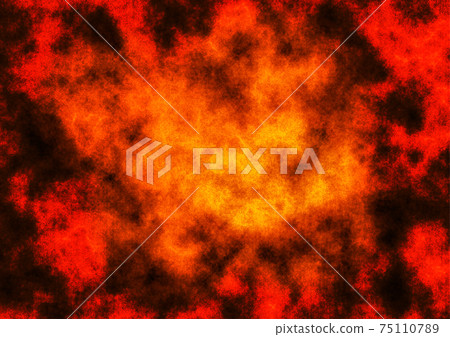 Lava volcano crater background material Lava volcano crater background material 75110789