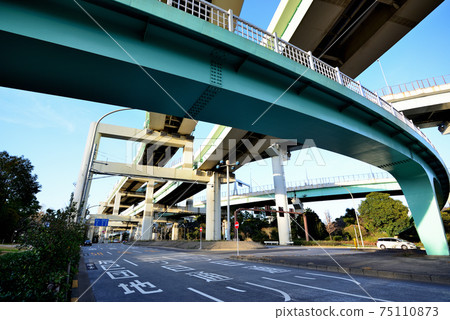 Scenery of Tatsumi Junction Daytime Scenery of Tatsumi Junction Daytime 75110873