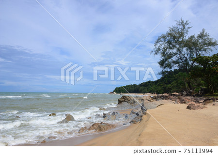 Ao Manao Beach Part of Ao Manao-Khao Tanyong National Park. Ao Manao Beach Part of Ao Manao-Khao Tanyong National Park. 75111994