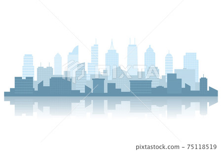 City Building Cityscape Skyline Business White Background Illustration City Building Cityscape Skyline Business White Background Illustration 75118519
