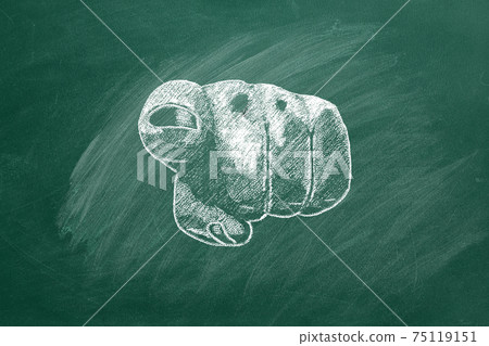 Human Hand Pointing 75119151