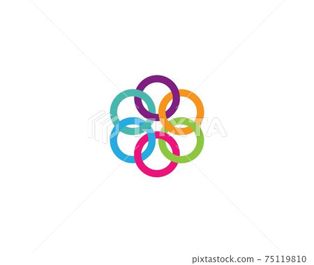 Business corporate abstract unity vector 75119810