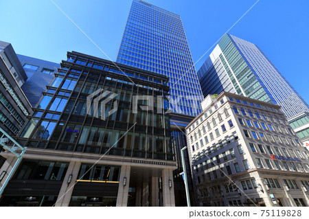 東京京橋的城市景觀 東京京橋的城市景觀 75119828