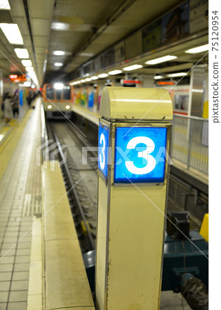 阪神電鐵大阪梅田站月台 阪神電鐵大阪梅田站月台 75120954