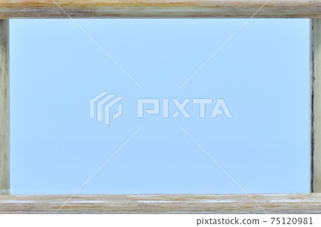 Outer frame background with Japanese pampas grass culm (stem) 75120981