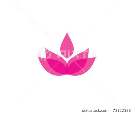 Lotus flowers logo 75122528