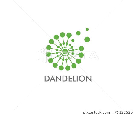 Dandelion flower logo Dandelion flower logo 75122529