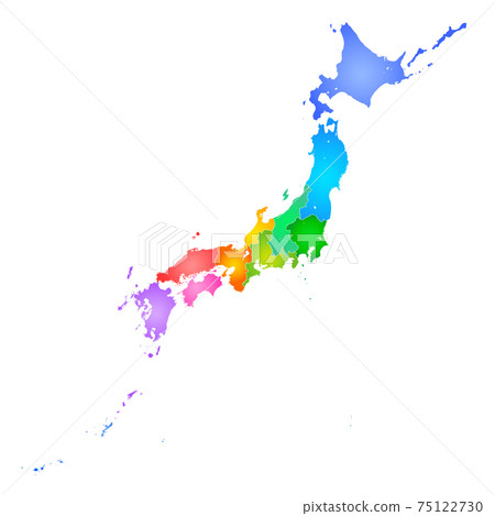 Map of Japan Map of Japan 75122730