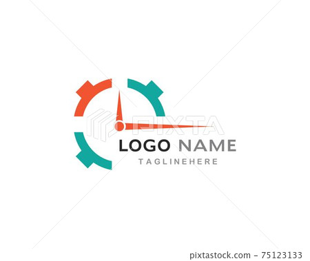 Timer logo vector Timer logo vector 75123133