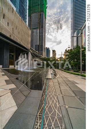 Vertical photo of business district, Bonifacio Global City, Metro Manila 75123376