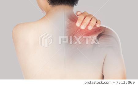 shoulder muscle pain 75125069
