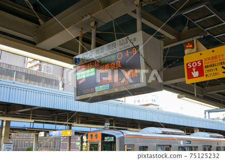 Information display at Amagasaki Station on the Hanshin Electric Railway Information display at Amagasaki Station on the Hanshin Electric Railway 75125232