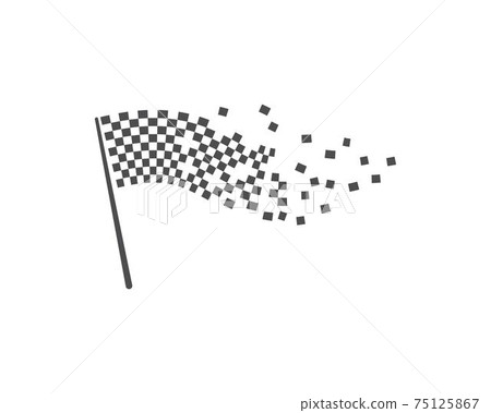 Race flag vector Race flag vector 75125867