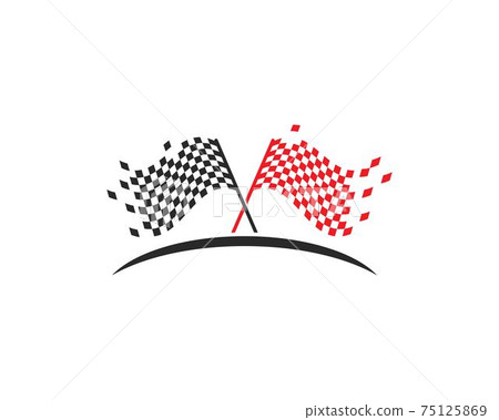 Race flag vector 75125869