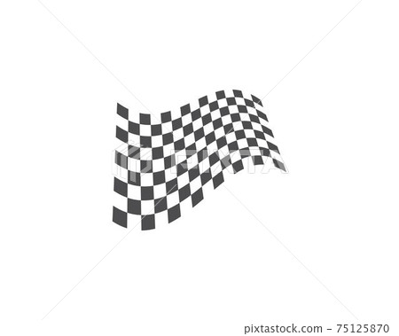 Race flag vector 75125870
