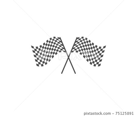 Race flag vector 75125891
