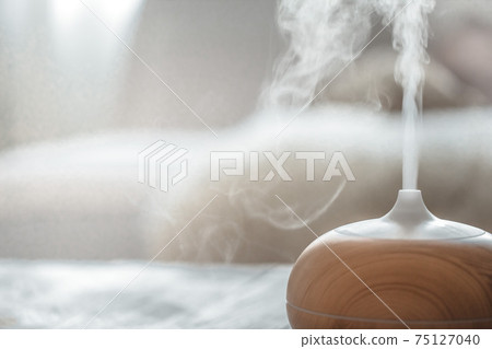 Humidifier on the table in the living room. Humidifier on the table in the living room. 75127040