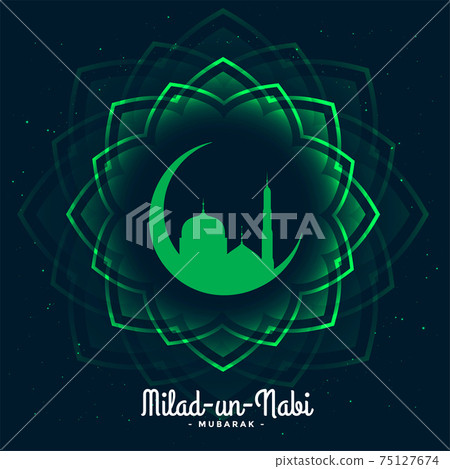 eid milad un nabi festival card design background eid milad un nabi festival card design background 75127674