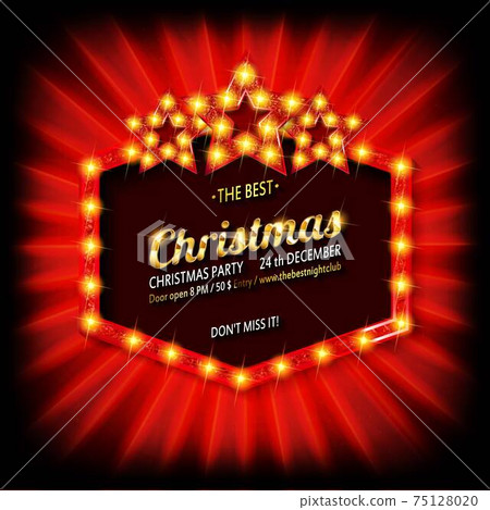 Merry Christmas banner 75128020