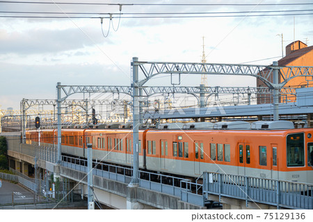 阪神電車尼崎站風景 阪神電車尼崎站風景 75129136