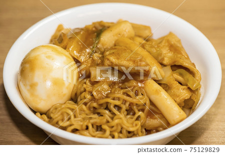 Homemade Tteokbokki Cooking by Wife 75129829