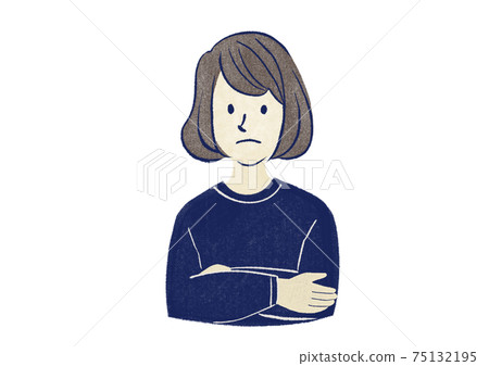 Women gesture 75132195