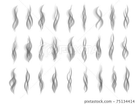 Realistic gray fire smoke texture. Realistic gray fire smoke texture. 75134414