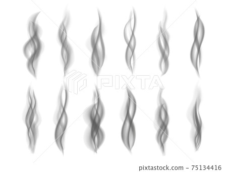 Gray fire  smoke texture. 75134416