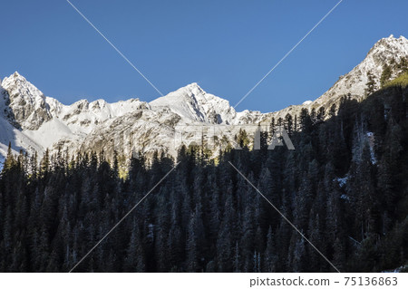 Koprovsky peak, High Tatras, Slovakia, winter scene 75136863