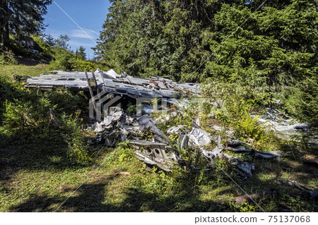 Crashed airplane, Slema hill, Low Tatras, Slovakia Crashed airplane, Slema hill, Low Tatras, Slovakia 75137068