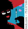 Vaccination Immunization concept against virus 75137188