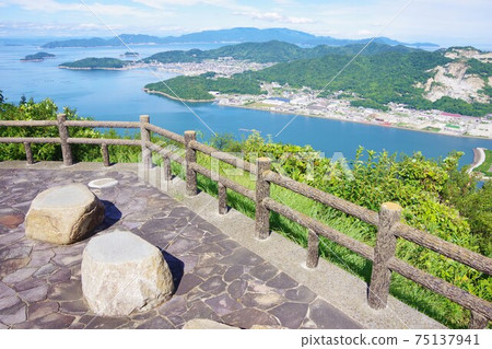Takamatsu City, Kagawa Prefecture Looking towards Aji-cho and Shodoshima from Yashima Takamatsu City, Kagawa Prefecture Looking towards Aji-cho and Shodoshima from Yashima 75137941
