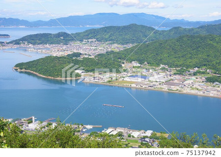 Takamatsu City, Kagawa Prefecture Looking towards Aji-cho and Shodoshima from Yashima Takamatsu City, Kagawa Prefecture Looking towards Aji-cho and Shodoshima from Yashima 75137942