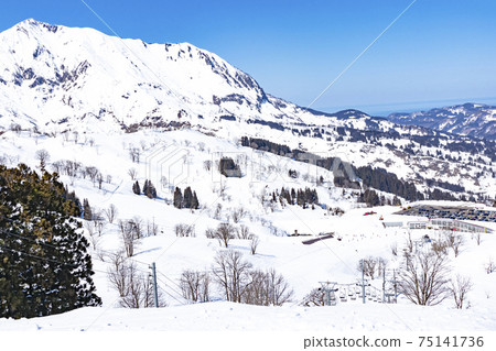 Ski resort [Charman Hiuchi ski resort] (Itoigawa City, Niigata Prefecture) 75141736