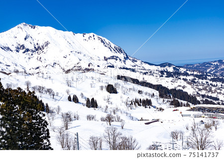Ski resort [Charman Hiuchi ski resort] (Itoigawa City, Niigata Prefecture) 75141737
