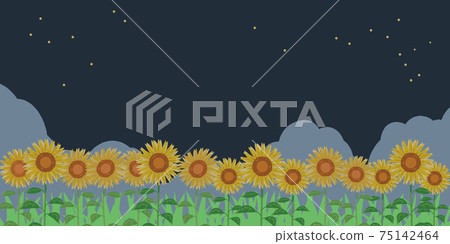 向日葵的夜空 向日葵的夜空 75142464