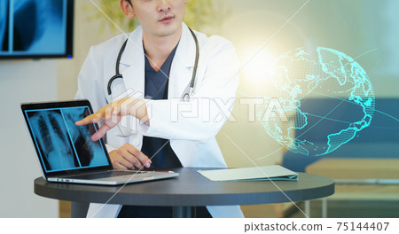 Doctor's Examination Hospital Medical Digital Technology Image Doctor's Examination Hospital Medical Digital Technology Image 75144407