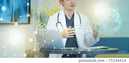 Doctor's Examination Hospital Medical Digital Technology Image Doctor's Examination Hospital Medical Digital Technology Image 75144414