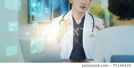 Doctor's Examination Hospital Medical Digital Technology Image Doctor's Examination Hospital Medical Digital Technology Image 75144429