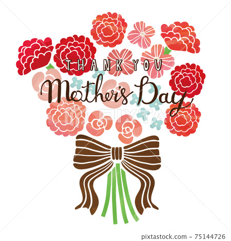 母親節水彩觸摸花束設計 母親節水彩觸摸花束設計 75144726