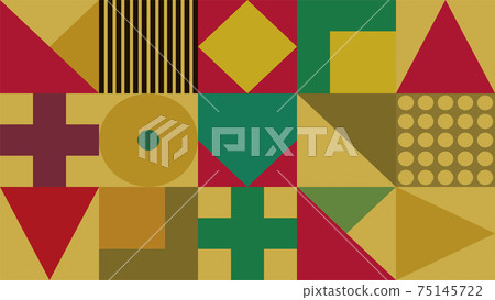 圖案 四邊形 矢量 75145722