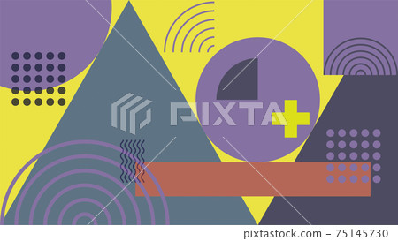 圖案 四邊形 矢量 75145730