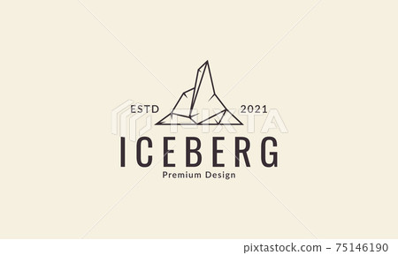 iceberg lines mountain logo design vector icon symbol graphic illustration iceberg lines mountain logo design vector icon symbol graphic illustration 75146190