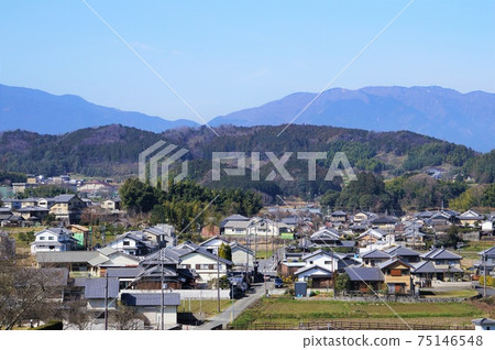Townscape around Asuka Village and Hinokuma Village, Nara Prefecture 75146548