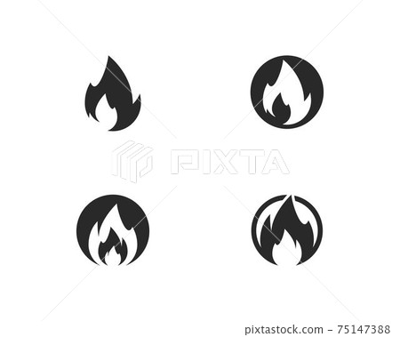 Fire flame Logo Fire flame Logo 75147388