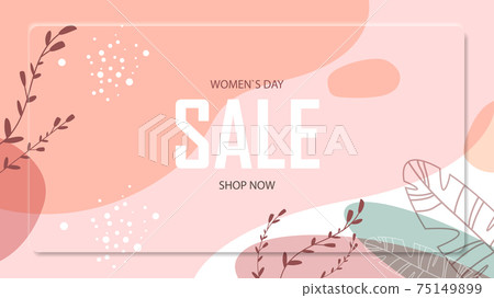 womens day 8 march holiday celebration vibrant sale banner flyer or greeting card with decorative leaves womens day 8 march holiday celebration vibrant sale banner flyer or greeting card with decorative leaves 75149899