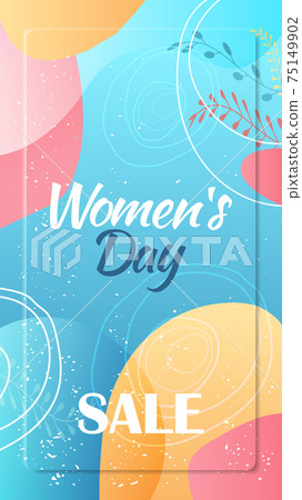 womens day 8 march holiday celebration vibrant sale banner flyer or greeting card with decorative leaves womens day 8 march holiday celebration vibrant sale banner flyer or greeting card with decorative leaves 75149902