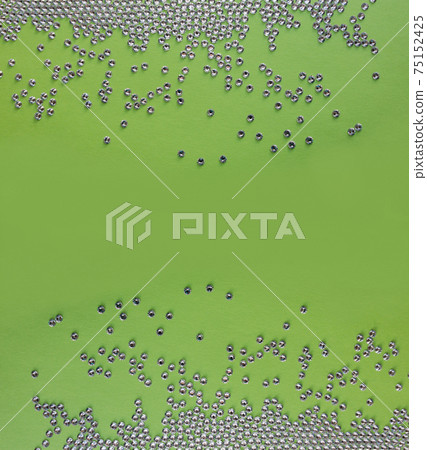 rhinestones on a green background, top photo. design for text rhinestones on a green background, top photo. design for text 75152425
